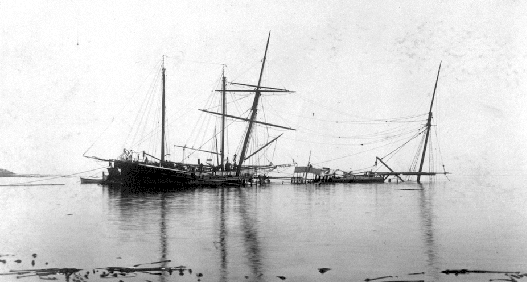 Barnard Castle Wreck of the Barnard Castle, 1886